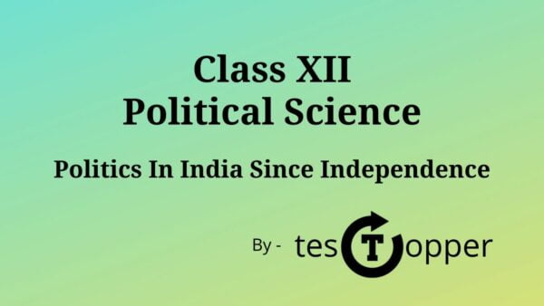 politics in india class 12